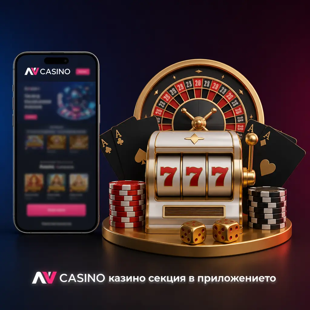 Мобилно казино приложение с игри