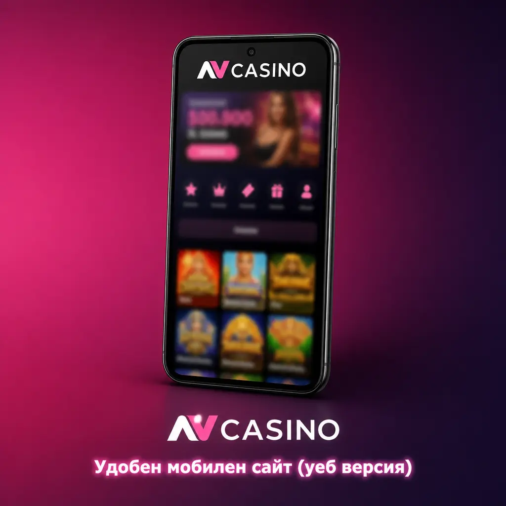 Мобилна версия на сайта на NV CASINO